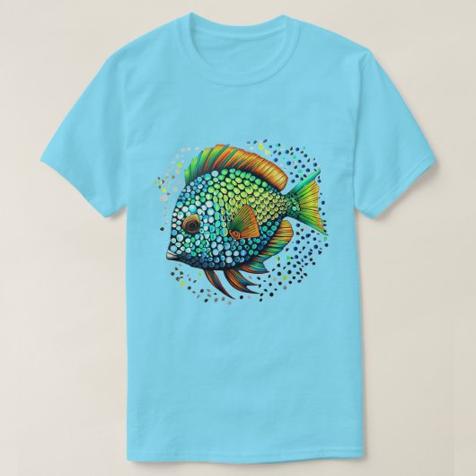 魚 Tシャツ (デザイン正面)