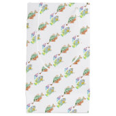 魚 – Two Fish Art水彩のプリント絵画。 スモールペーパーバッグ (正面)