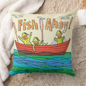 魚Ahoy! クッション (ブランケット)