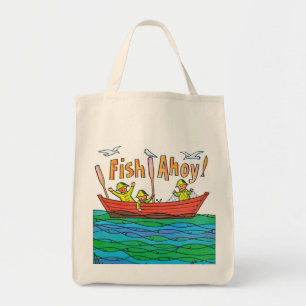 魚Ahoy! トートバッグ