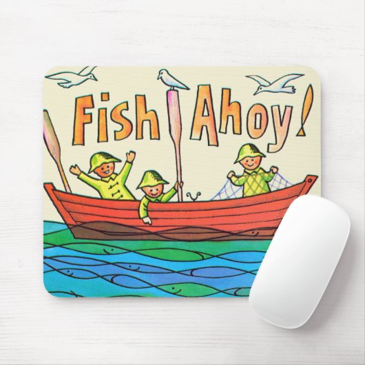 魚Ahoy! マウスパッド (マウス)