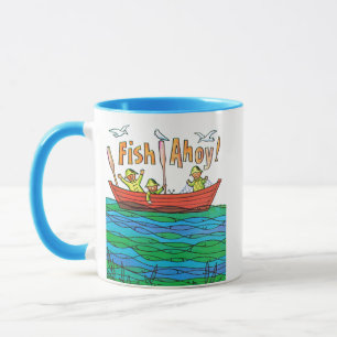 魚Ahoy! マグカップ