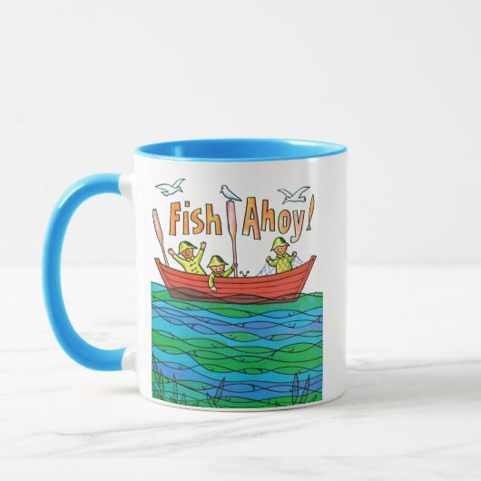 魚Ahoy! マグカップ (左)
