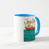 魚Ahoy! マグカップ (正面右)