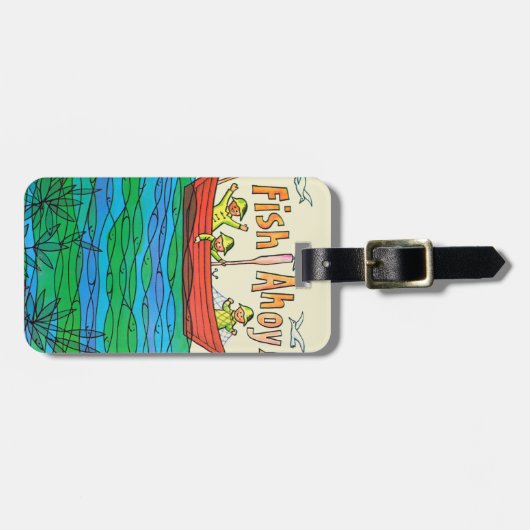 魚Ahoy! ラゲッジタグ (正面横)