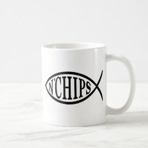魚Nは魚を欠きます コーヒーマグカップ