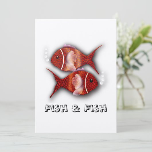 魚Tシャツ 招待状 (スタンド正面)