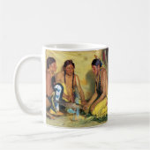 鮎を集める社交の儀 コーヒーマグカップ (左)