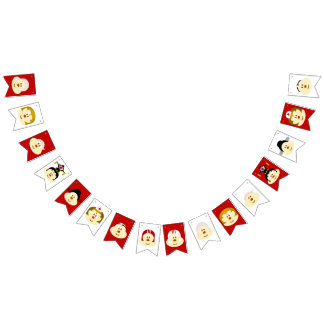 鮑鮑のアゲハチョウの旗布の旗 バンティングフラッグ