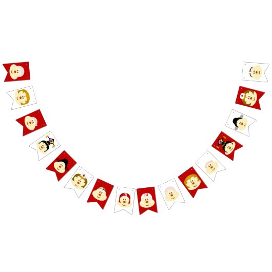 鮑鮑のアゲハチョウの旗布の旗 バンティングフラッグ (全)