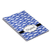 鮫おもしろいな青の学校および白い ノートブック (右側)