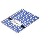 鮫おもしろいな青の学校および白い ノートブック (左側)