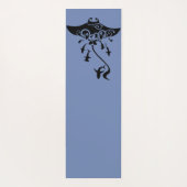 鮫が付いているオニイトマキエイ ヨガマット (裏面)