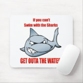 鮫との水泳 マウスパッド (マウス)