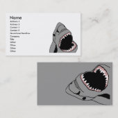 鮫のかみ傷の名刺 名刺 (正面/裏面)