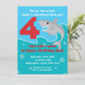 鮫のかみ傷は第4誕生会を誘います 招待状 (スタンド正面)