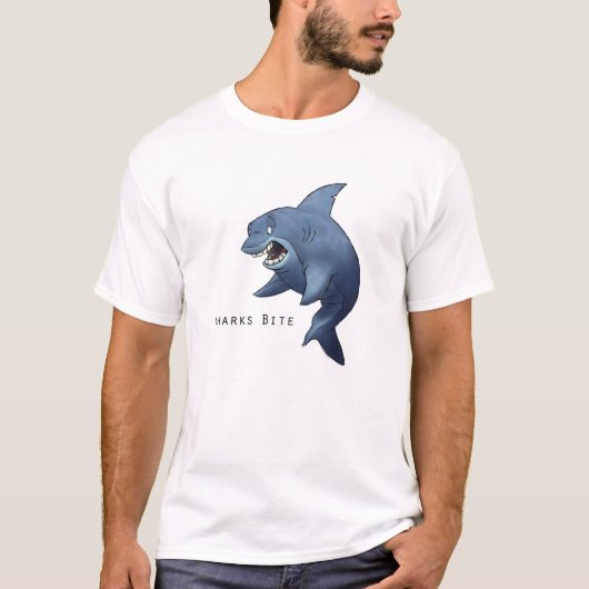 鮫のかみ傷 Tシャツ (正面)