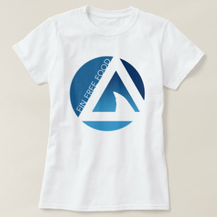 鮫のひれの自由な食糧tricircles tシャツ