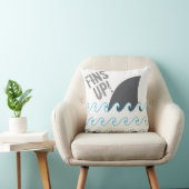 鮫のひれは枕箱カバーを振ります クッション (椅子)