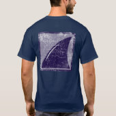 鮫のひれ Tシャツ (裏面)