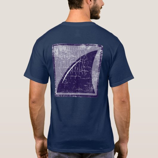 鮫のひれ Tシャツ (裏面)