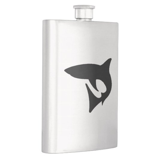 鮫のシルエット フラスク (右)