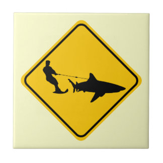 鮫のスキー タイル