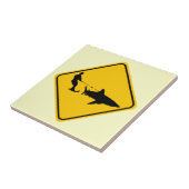 鮫のスキー タイル (側面)