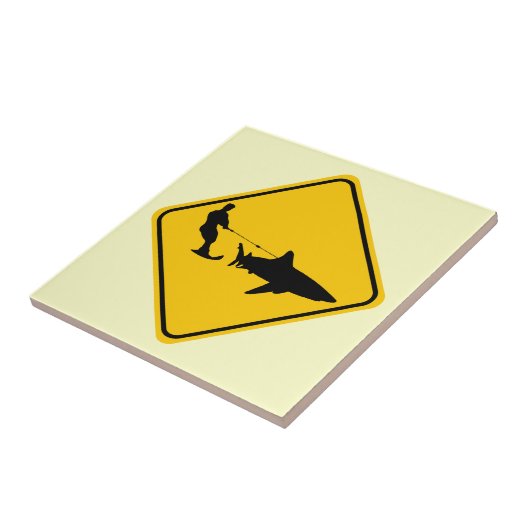 鮫のスキー タイル (側面)