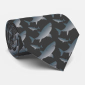 鮫のタイ ネクタイ (ロール)