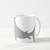 鮫のマグ コーヒーマグカップ (正面右)
