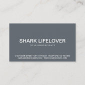 鮫のライフセーバーを救って下さい 名刺 (裏面)
