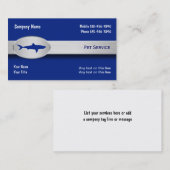 鮫の名刺 名刺 (正面/裏面)