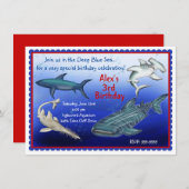 鮫の招待状 招待状 (正面/裏面)