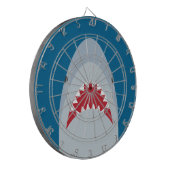 鮫の攻撃のダート盤 ダーツボード (正面左)