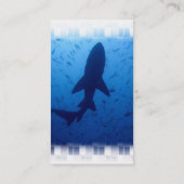 鮫の攻撃の名刺 名刺 (裏面)