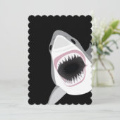 鮫の攻撃の飛び込みクラブイベントか誕生会 招待状 (スタンド正面)