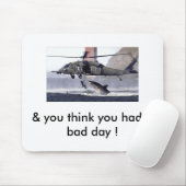 鮫の攻撃用ヘリコプター マウスパッド (マウス)