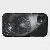 鮫の攻撃素晴らしく白い壊されたガラスIphone 5 Case-Mate iPhoneケース (裏面(横))
