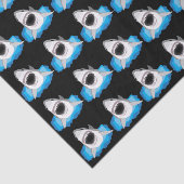 鮫の攻撃-ホホジロザメ 薄葉紙 (詳細)