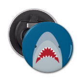 鮫の栓抜きの冷蔵庫用マグネット 栓抜き (正面)