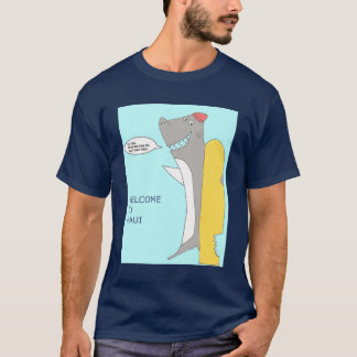 鮫の波のインストラクター Tシャツ