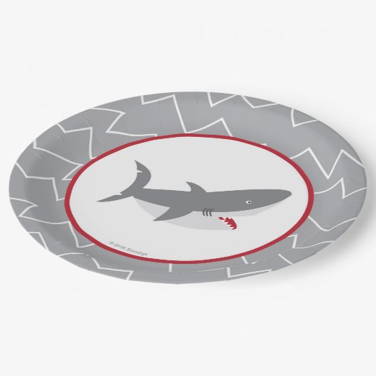 鮫の紙皿 ペーパープレート (アングル)