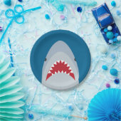 鮫の紙皿 ペーパープレート (パーティー)