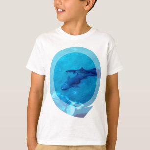 鮫の組の子供のTシャツ Tシャツ