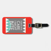 鮫の荷物のラベル ラゲッジタグ (正面横)