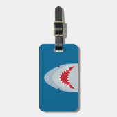 鮫の荷物のラベル ラゲッジタグ (正面縦)