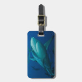 鮫の荷物のラベル ラゲッジタグ (正面縦)