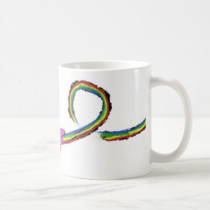 鮫の虹の投球 コーヒーマグカップ