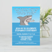 鮫の誕生会が食べるおもしろい 招待状 (スタンド正面)